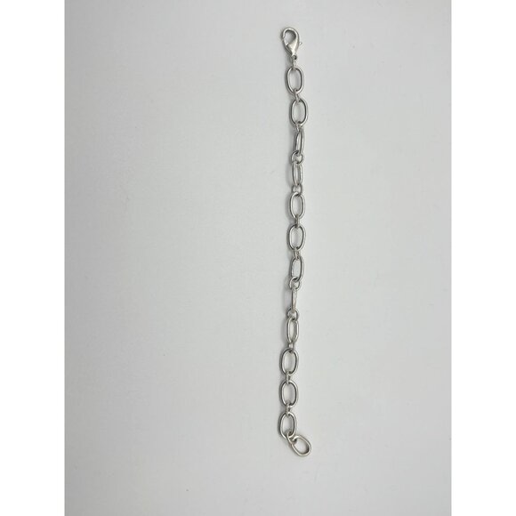 925 Sterling Silver Chain Bracelet With Lobster Clasp - Picture 3 of 6